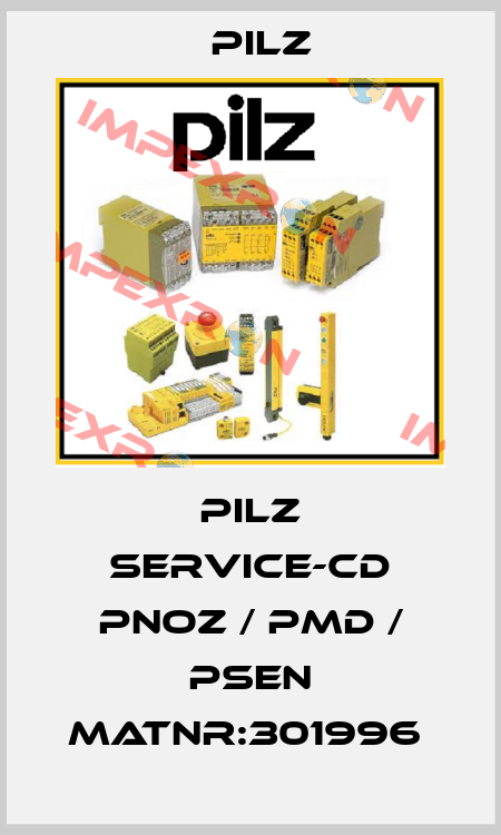 Pilz Service-CD PNOZ / PMD / PSEN MatNr:301996  Pilz
