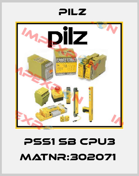 PSS1 SB CPU3 MatNr:302071  Pilz