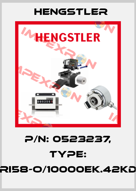 p/n: 0523237, Type: RI58-O/10000EK.42KD Hengstler