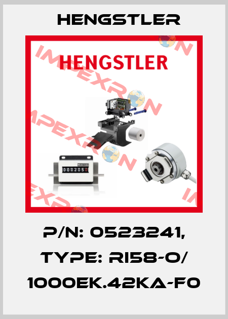 p/n: 0523241, Type: RI58-O/ 1000EK.42KA-F0 Hengstler
