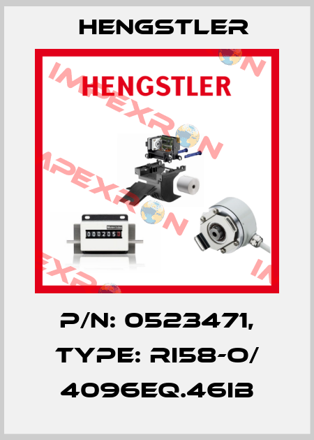 p/n: 0523471, Type: RI58-O/ 4096EQ.46IB Hengstler
