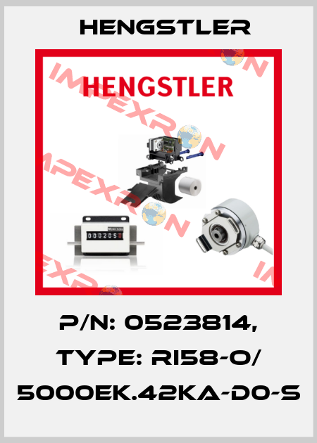p/n: 0523814, Type: RI58-O/ 5000EK.42KA-D0-S Hengstler