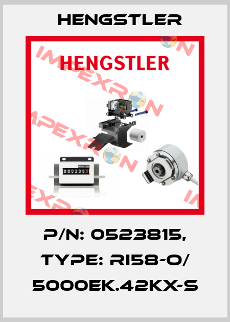 p/n: 0523815, Type: RI58-O/ 5000EK.42KX-S Hengstler
