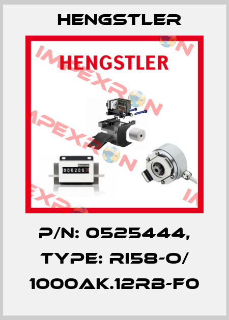 p/n: 0525444, Type: RI58-O/ 1000AK.12RB-F0 Hengstler