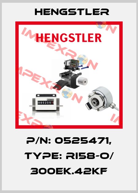 p/n: 0525471, Type: RI58-O/ 300EK.42KF Hengstler