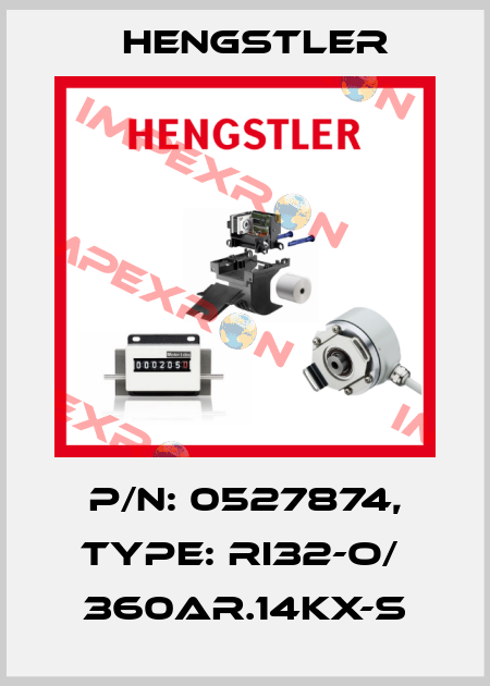 p/n: 0527874, Type: RI32-O/  360AR.14KX-S Hengstler