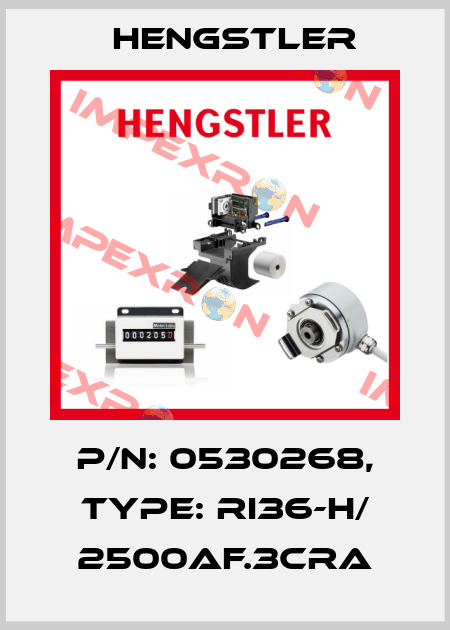 p/n: 0530268, Type: RI36-H/ 2500AF.3CRA Hengstler