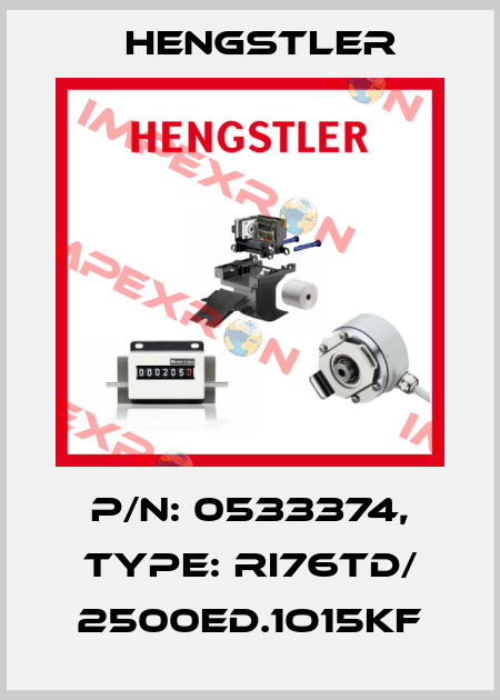 p/n: 0533374, Type: RI76TD/ 2500ED.1O15KF Hengstler
