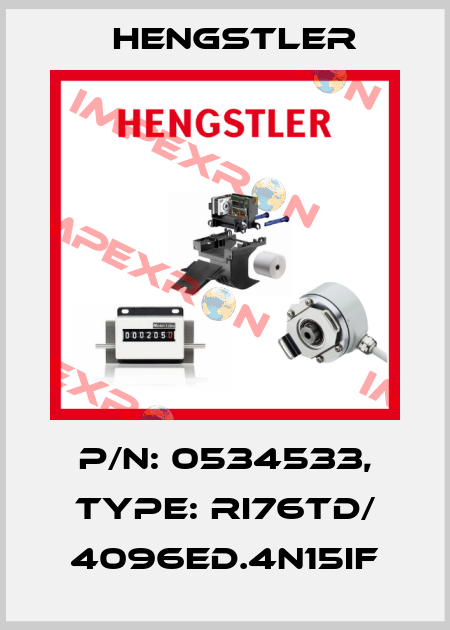 p/n: 0534533, Type: RI76TD/ 4096ED.4N15IF Hengstler