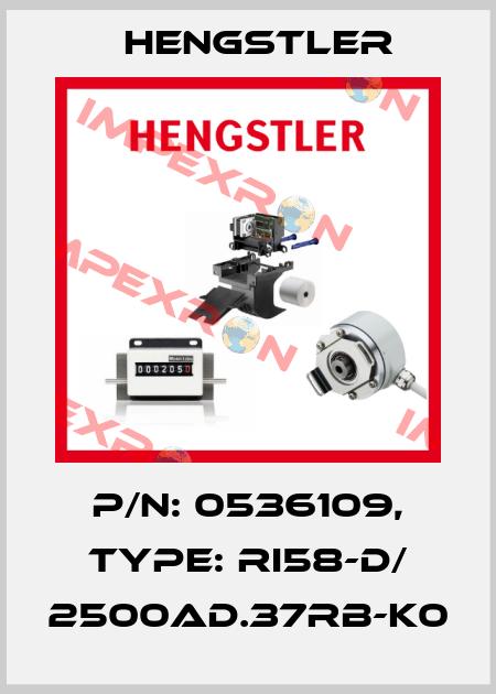 p/n: 0536109, Type: RI58-D/ 2500AD.37RB-K0 Hengstler