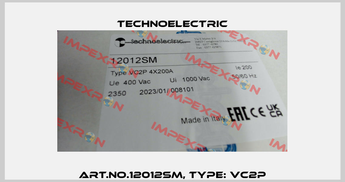 Art.No.12012SM, Type: VC2P Technoelectric