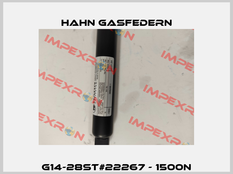 G14-28ST#22267 - 1500N Hahn Gasfedern