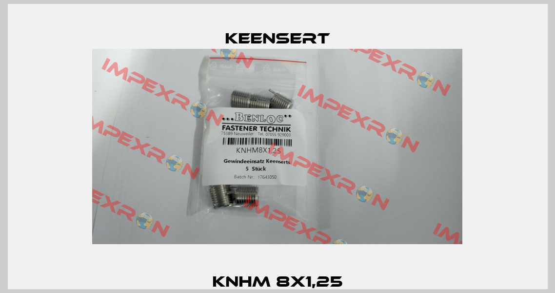 KNHM 8X1,25 Keensert