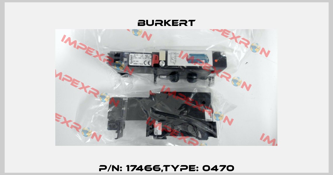 P/N: 17466,Type: 0470 Burkert