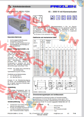 FZG600X65-82 Frizlen