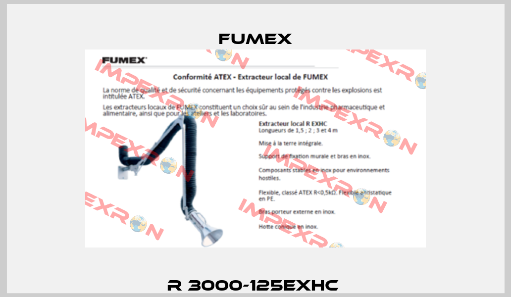 R 3000-125EXHC  Fumex