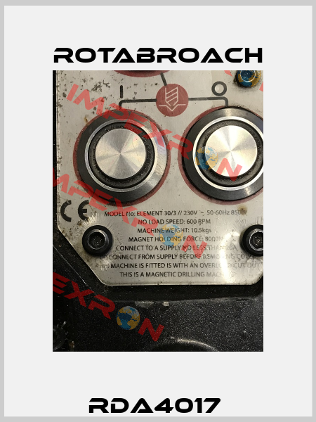 RDA4017  Rotabroach