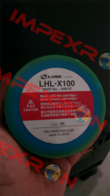 249137 Type LHL-X100-7 Lube