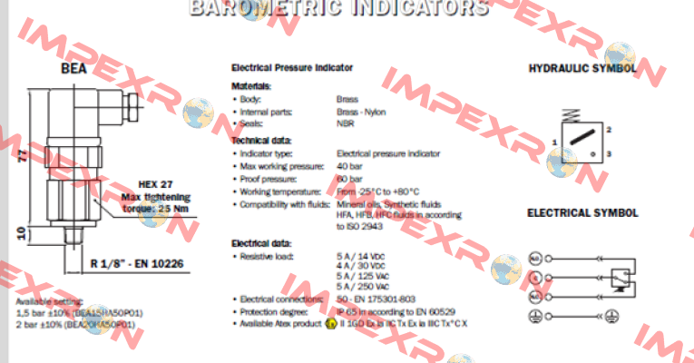 BEA25AHA51P01 MP Filtri