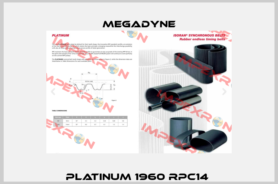 PLATINUM 1960 RPC14  Megadyne