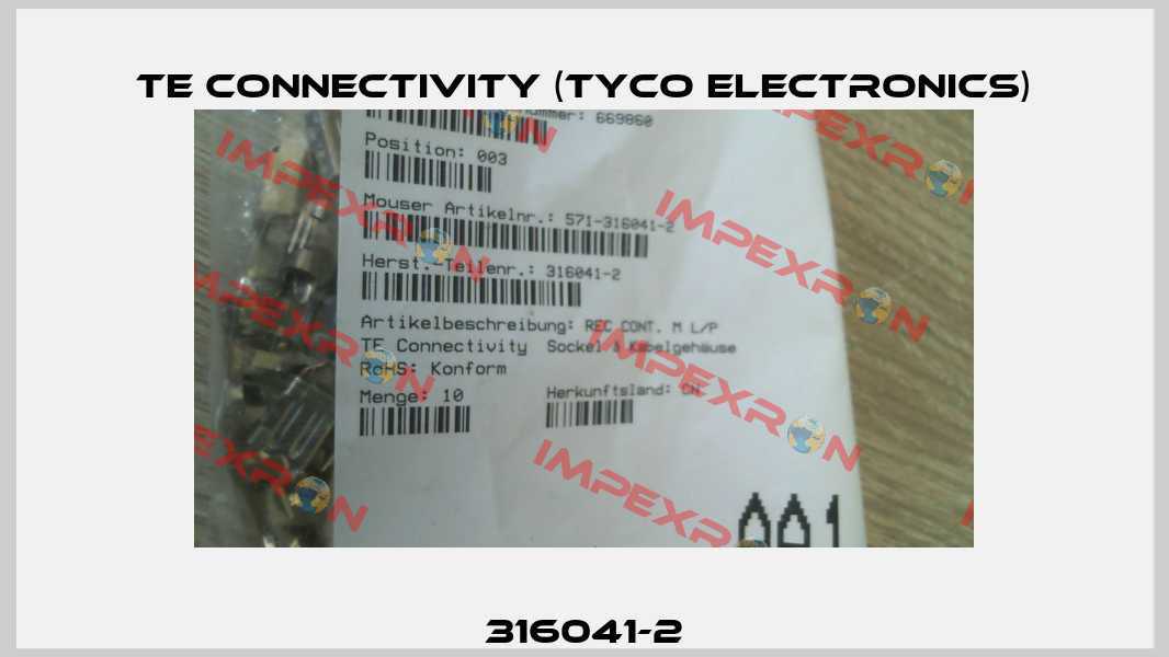 316041-2 TE Connectivity (Tyco Electronics)