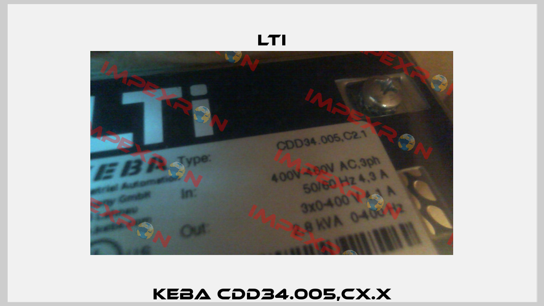 KEBA CDD34.005,Cx.x LTI