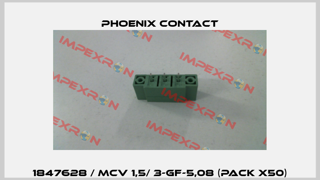 1847628 / MCV 1,5/ 3-GF-5,08 (pack x50) Phoenix Contact