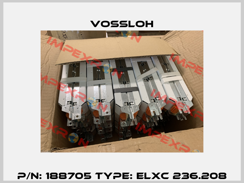 P/N: 188705 Type: ELXc 236.208 Vossloh