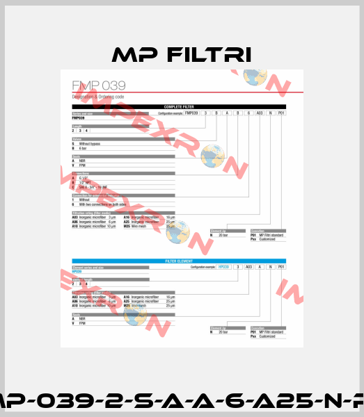 FMP-039-2-S-A-A-6-A25-N-P01 MP Filtri