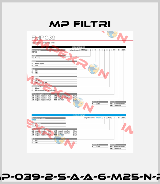 FMP-039-2-S-A-A-6-M25-N-P01 MP Filtri