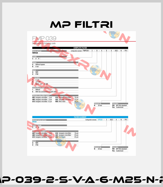 FMP-039-2-S-V-A-6-M25-N-P01 MP Filtri