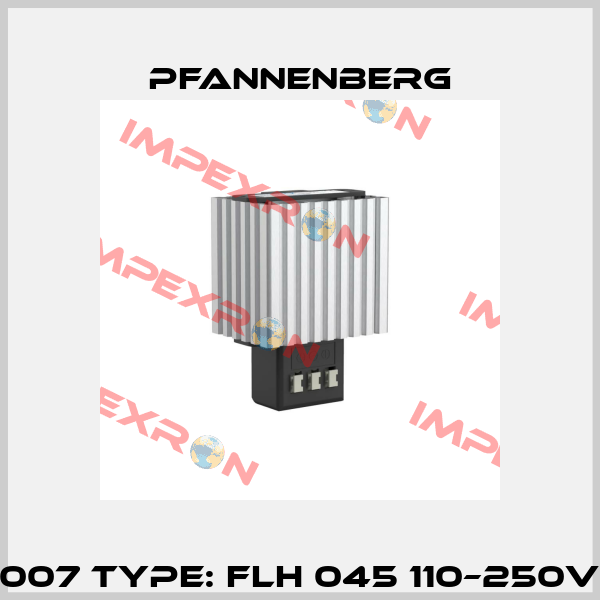 P/N: 17004505007 Type: FLH 045 110–250V AC terminal Pfannenberg